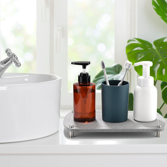 Diatomite Bathroom Tray - Light Grey