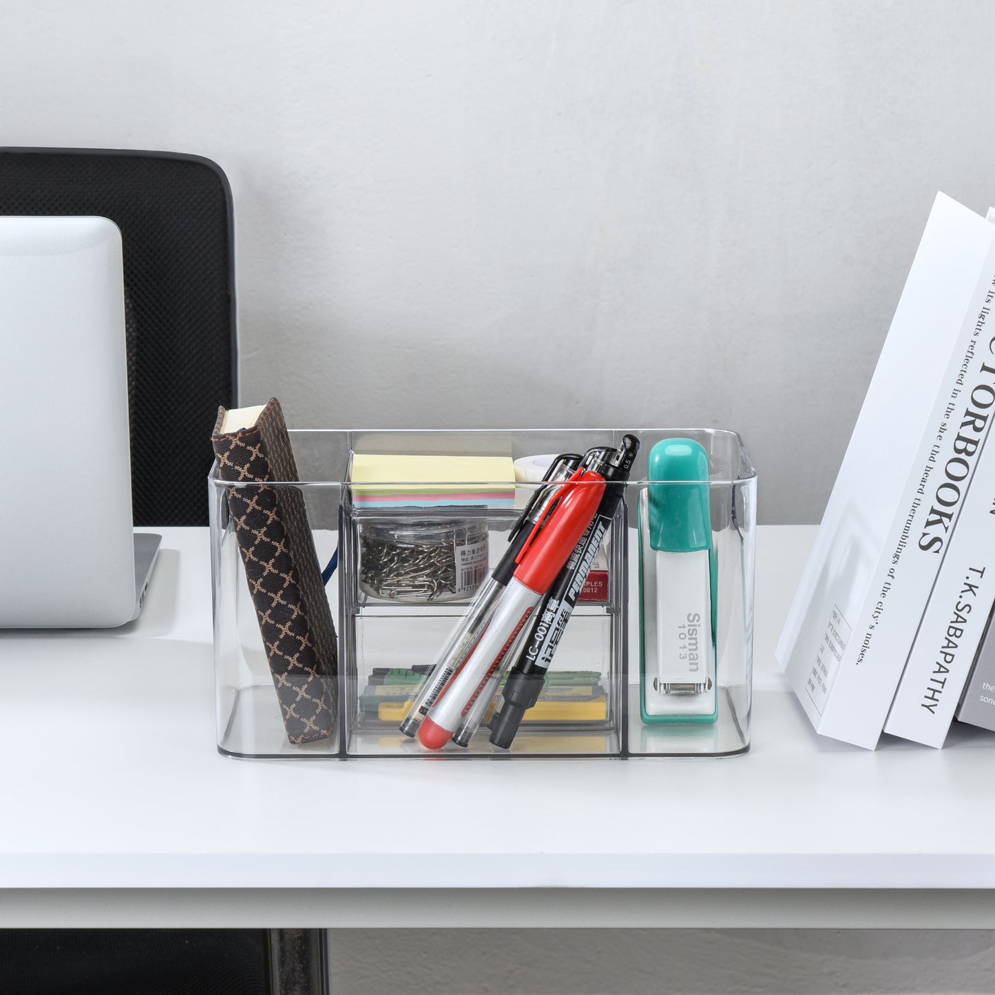 Clear Multi Use Organizer With Pull Out Drawer