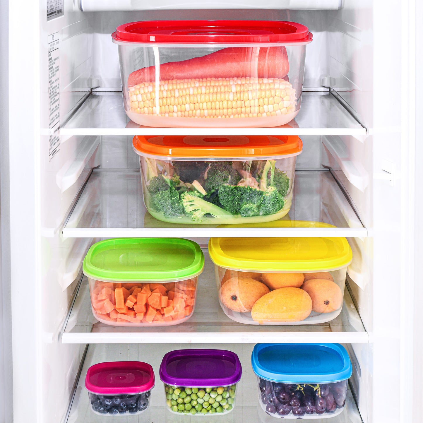 14 Piece Food Container Set - Rectangle
