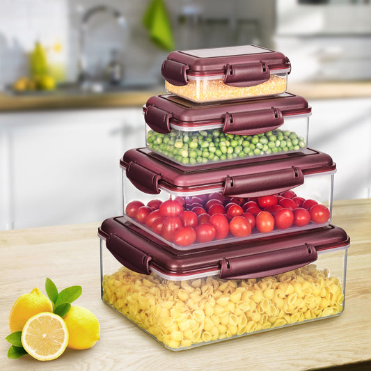8 Piece Air Tight Food Storage Container Set