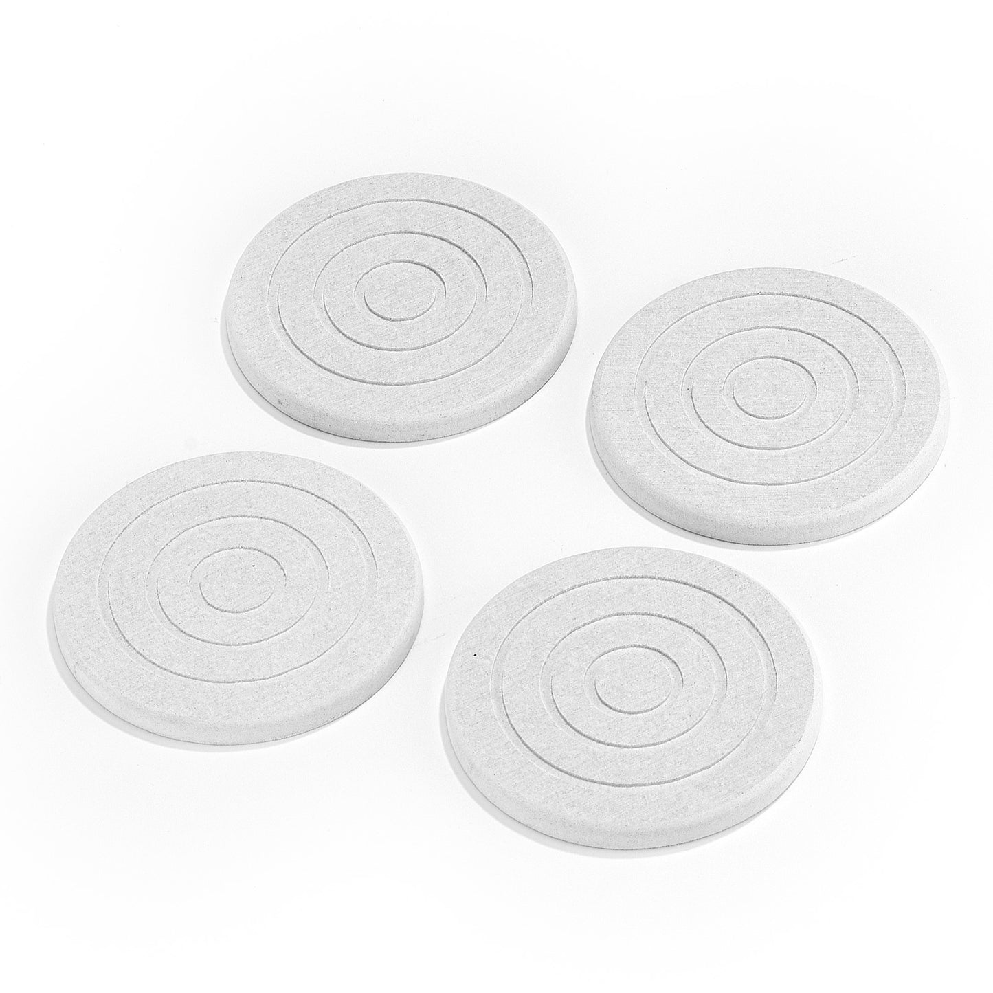 4 Pack Diatomite Drink Coasters - Grey