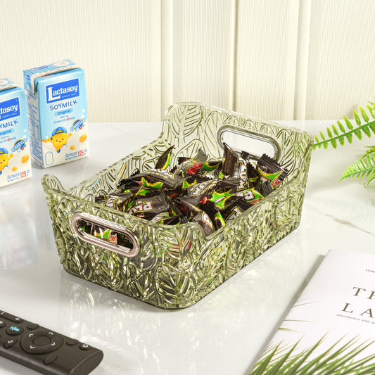 Multi Use Storage Bin Leafs Design - Small