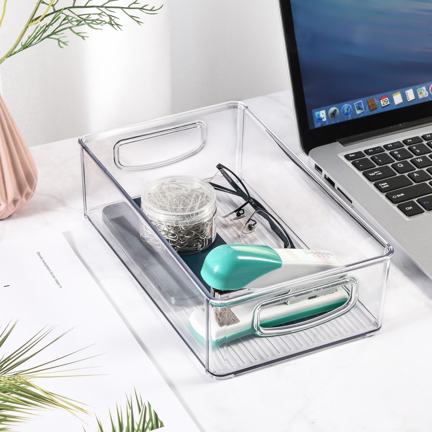 Multi Use Storage Bin Stackable - Small