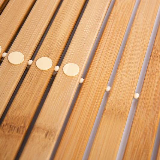 Bamboo Wood Bar Bath Mat - Natural