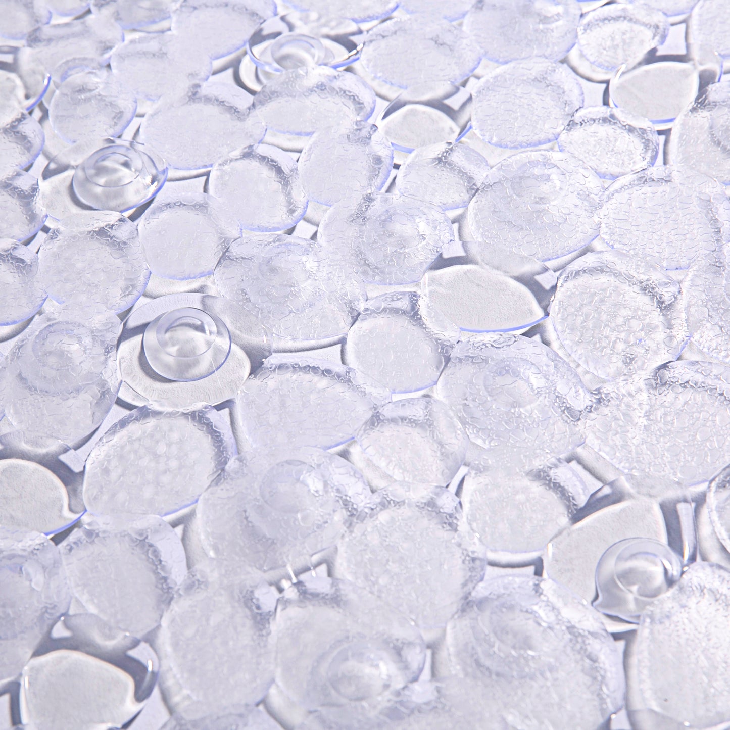 Anti Slip Bath Mat - Pebbles Clear