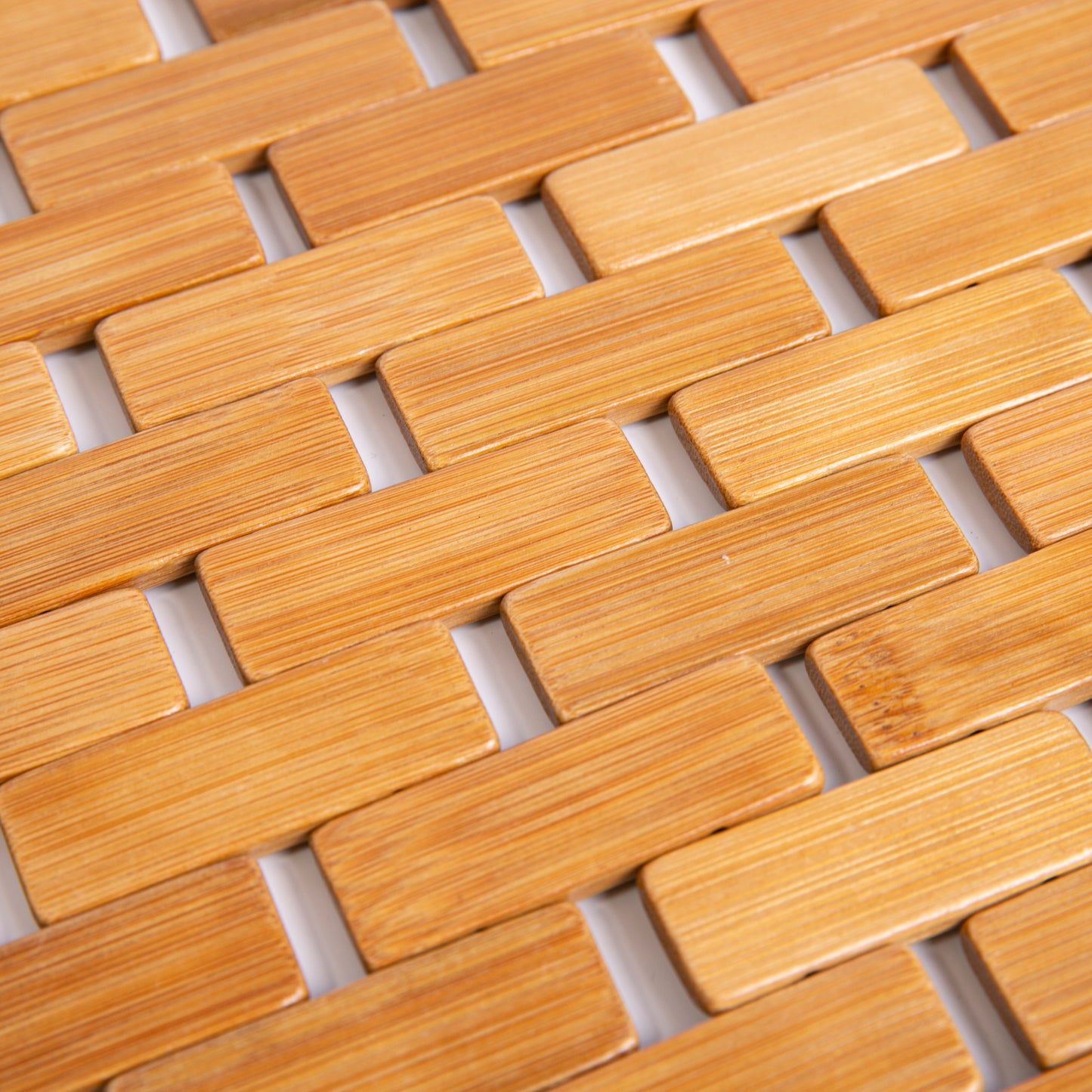 Bamboo Wood Bath Mat - Natural