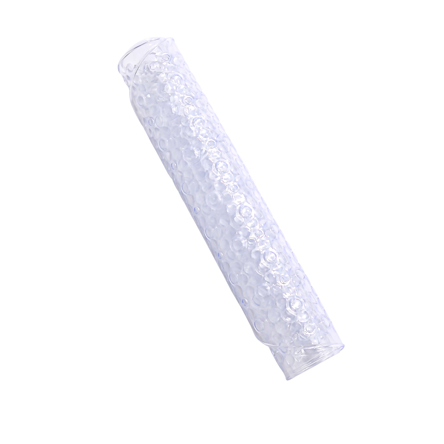 Anti Slip Bath Mat - Oval Mini Bubbles Clear
