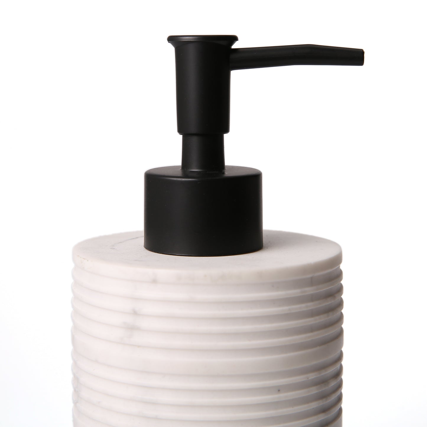 Modern Decor Bathroom Accessories - Striped Round Marble