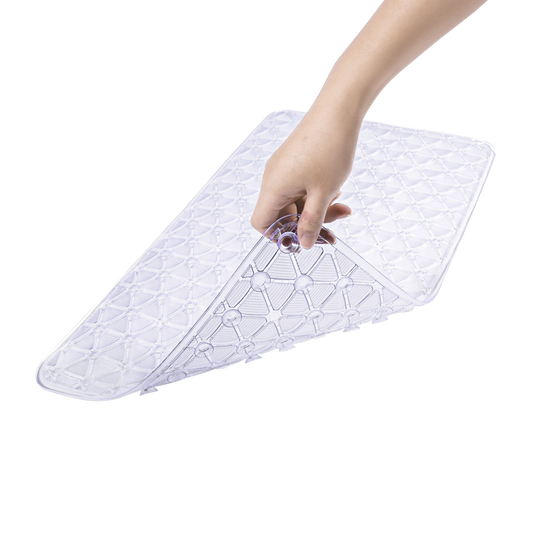 Anti Slip Bath Mat - Triangle Clear