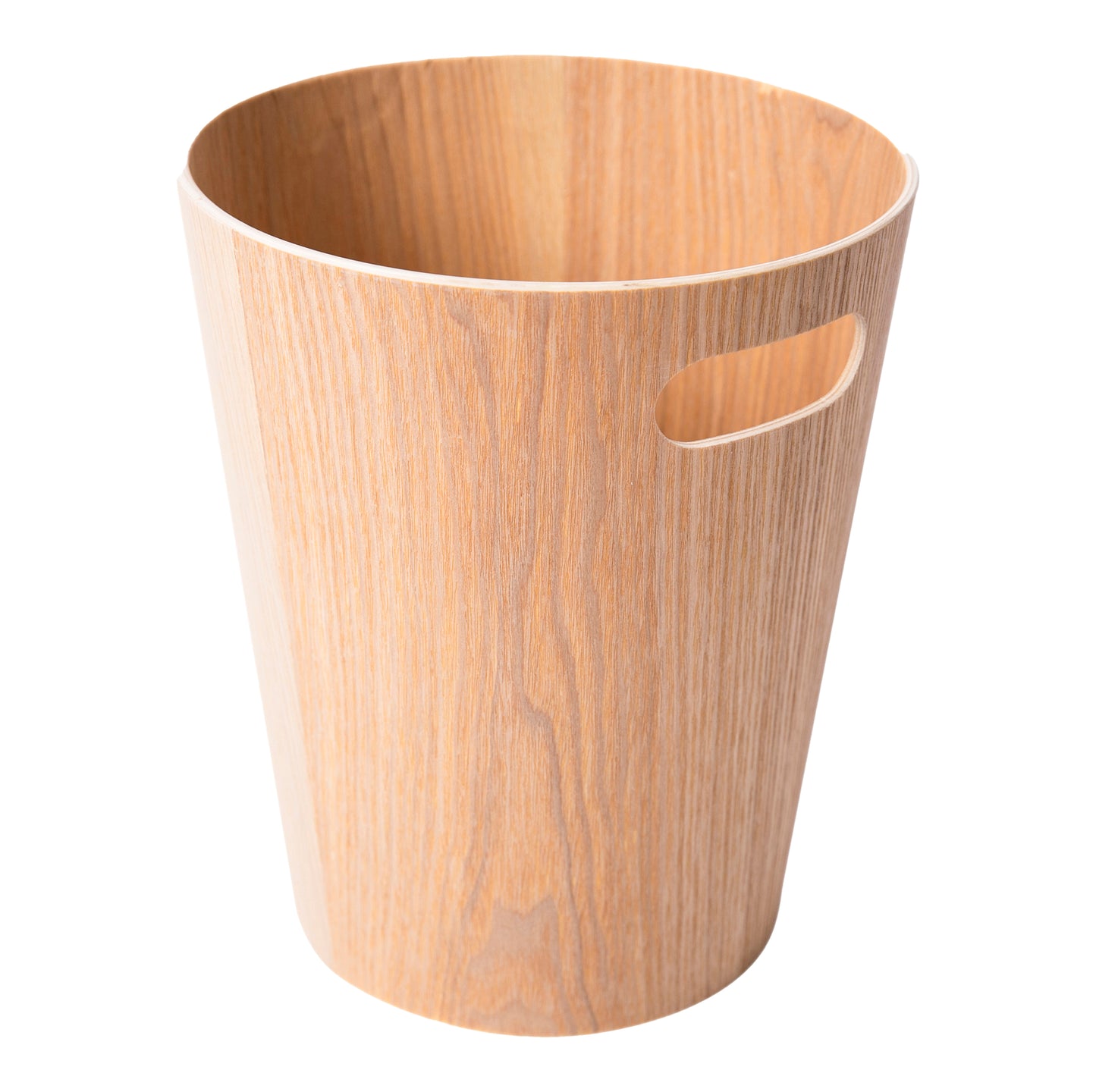 5 Liter Wooden Trash Bin - Natural