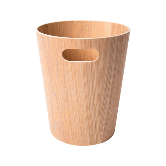 5 Liter Wooden Trash Bin - Natural