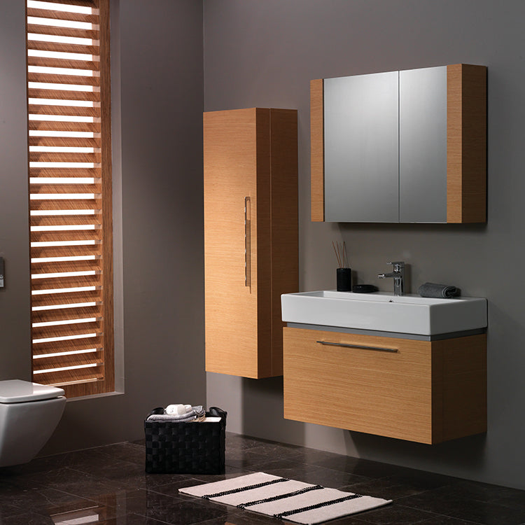 Bathroom Vanity - Etched Wood
