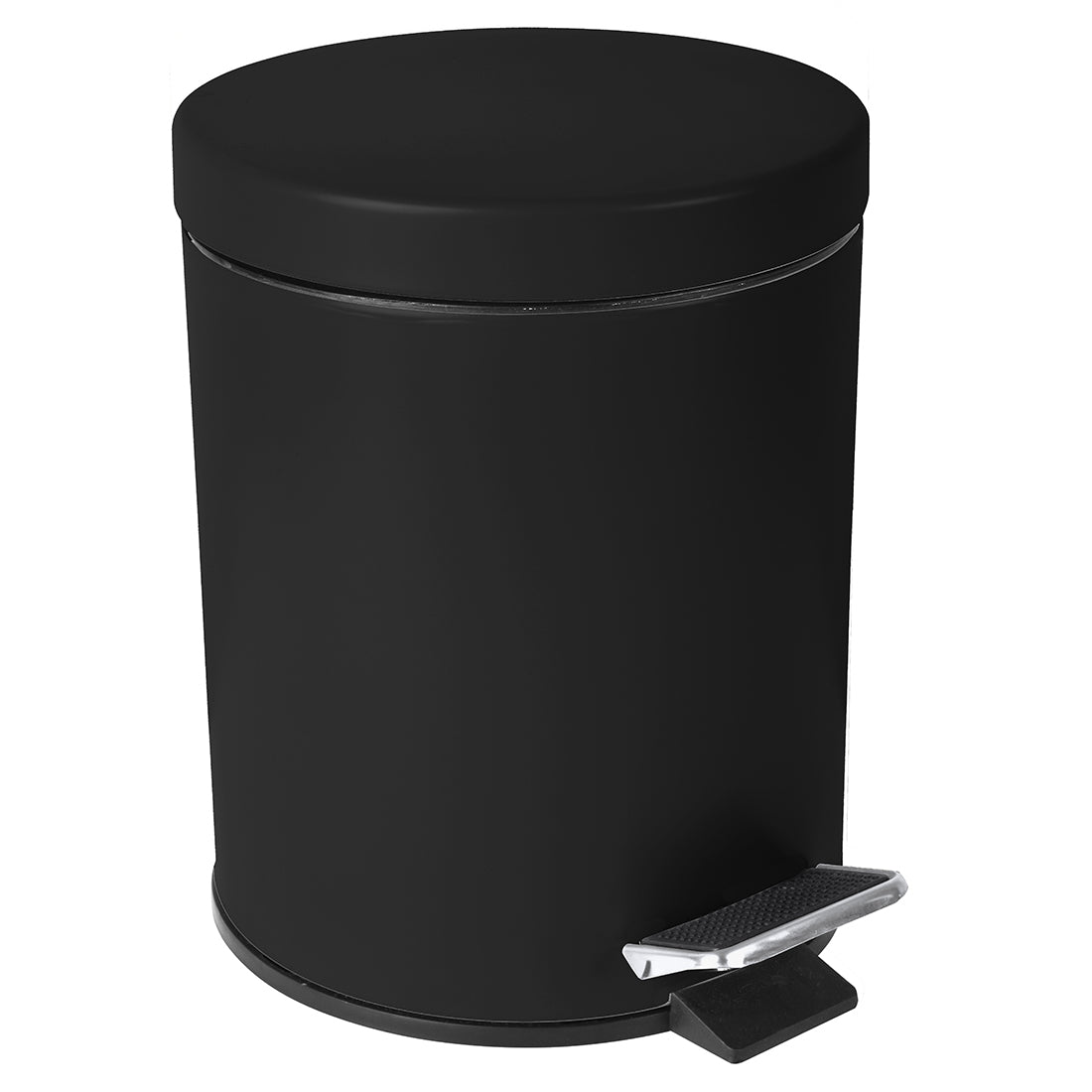 Modern Decor Soft Close Step Trash Bin - MATTE BLACK