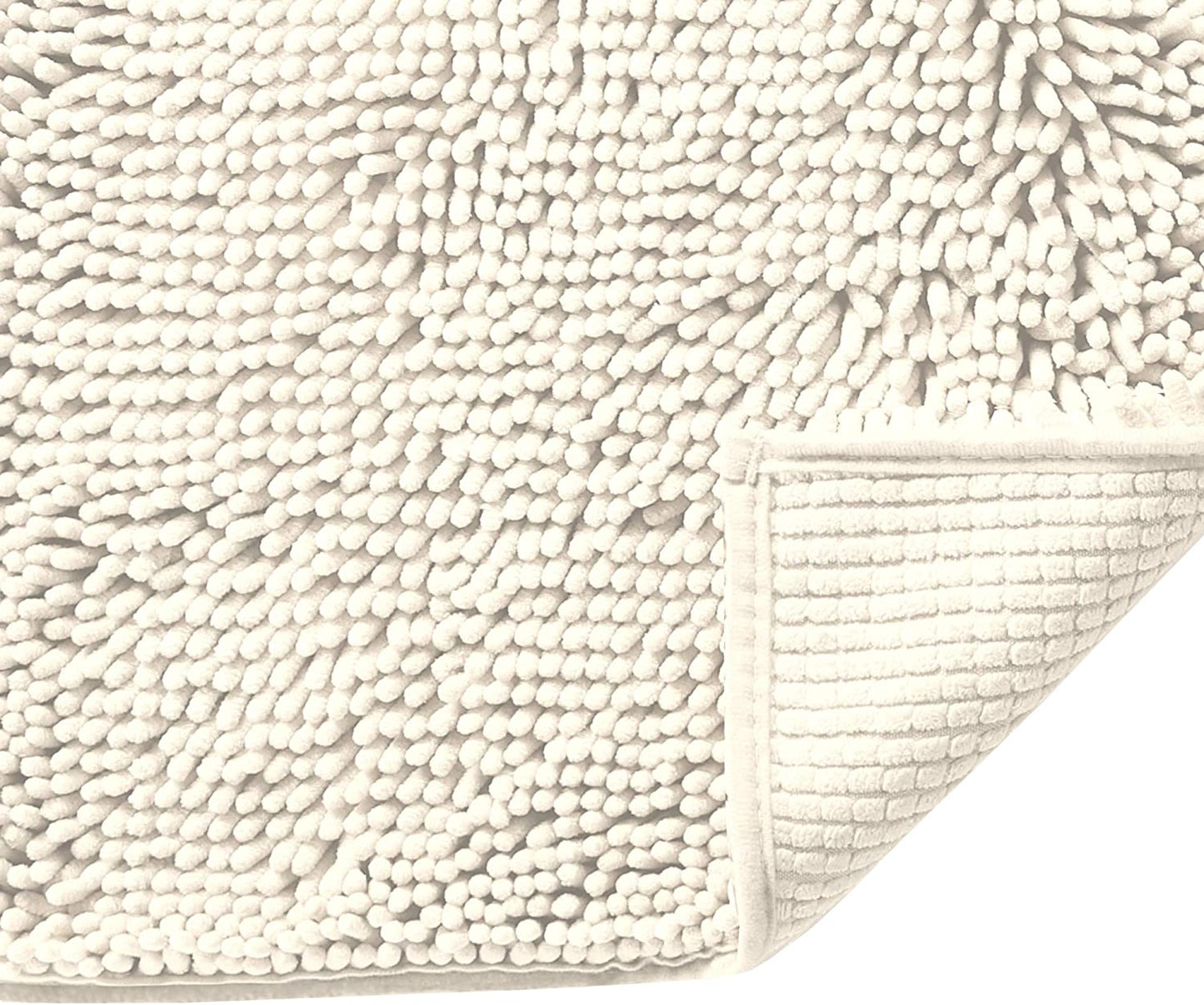 Chenille Bath Mat - Cream