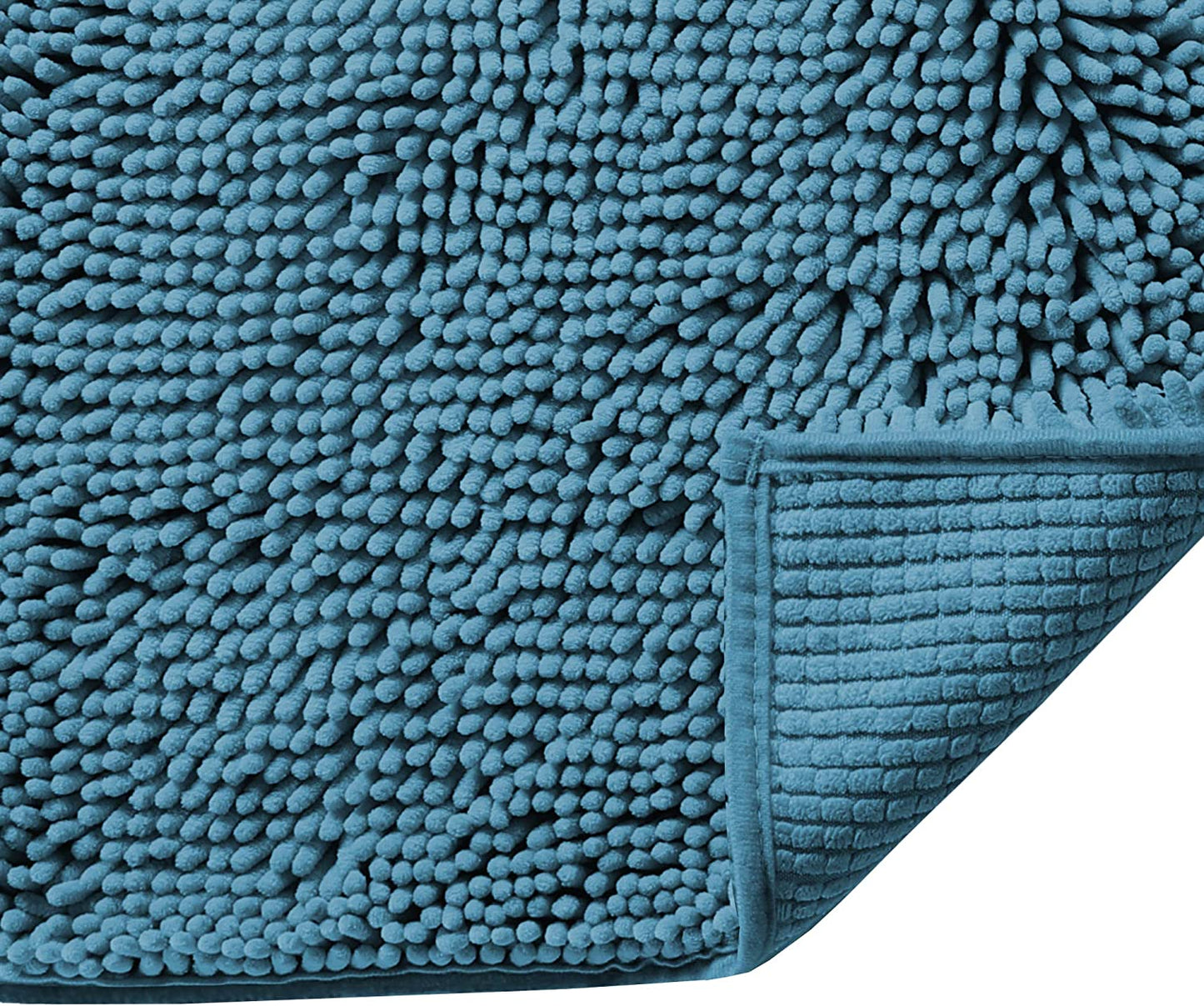 Chenille Bath Mat - Dark Teal
