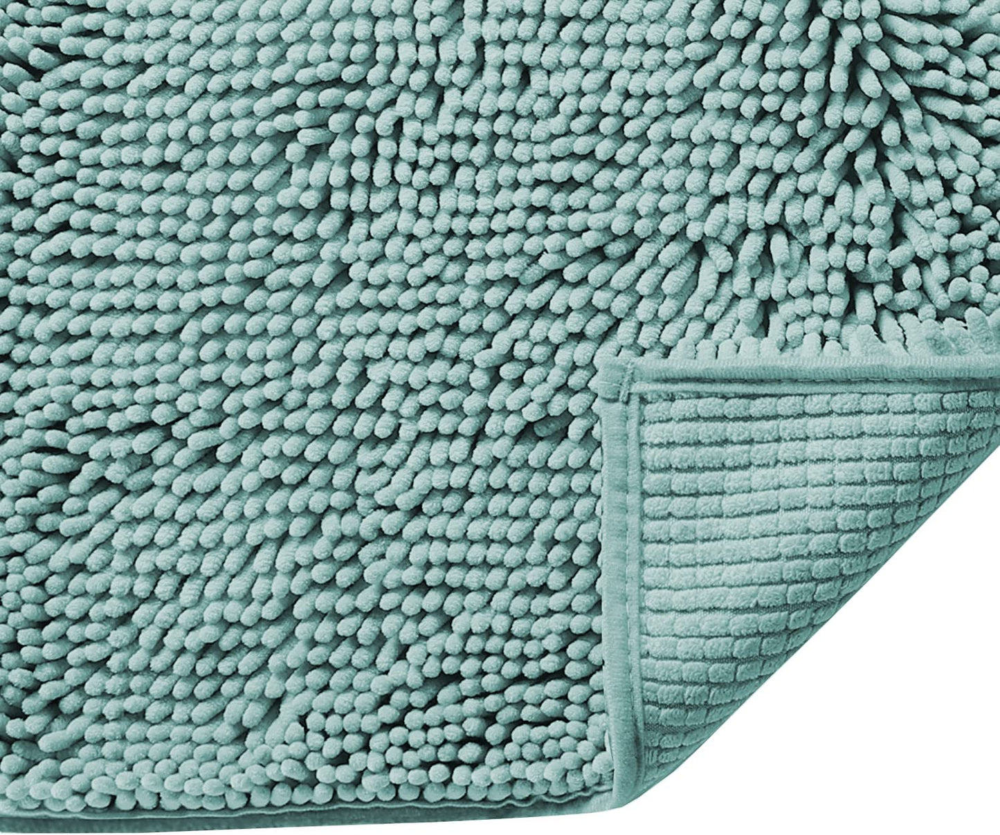 Chenille Bath Mat - Mint Green