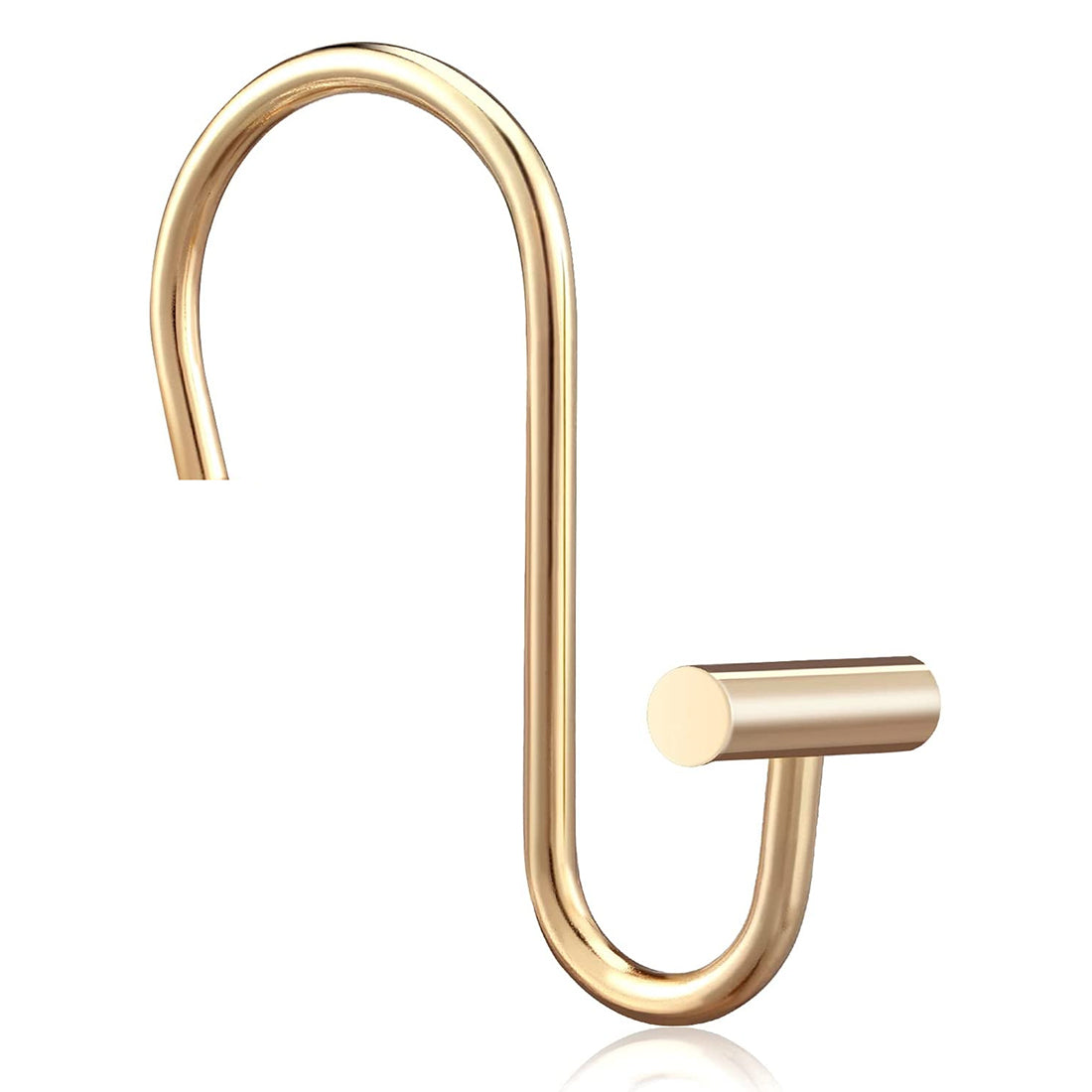Modern Decor 12 Pack Shower Hooks - GOLD