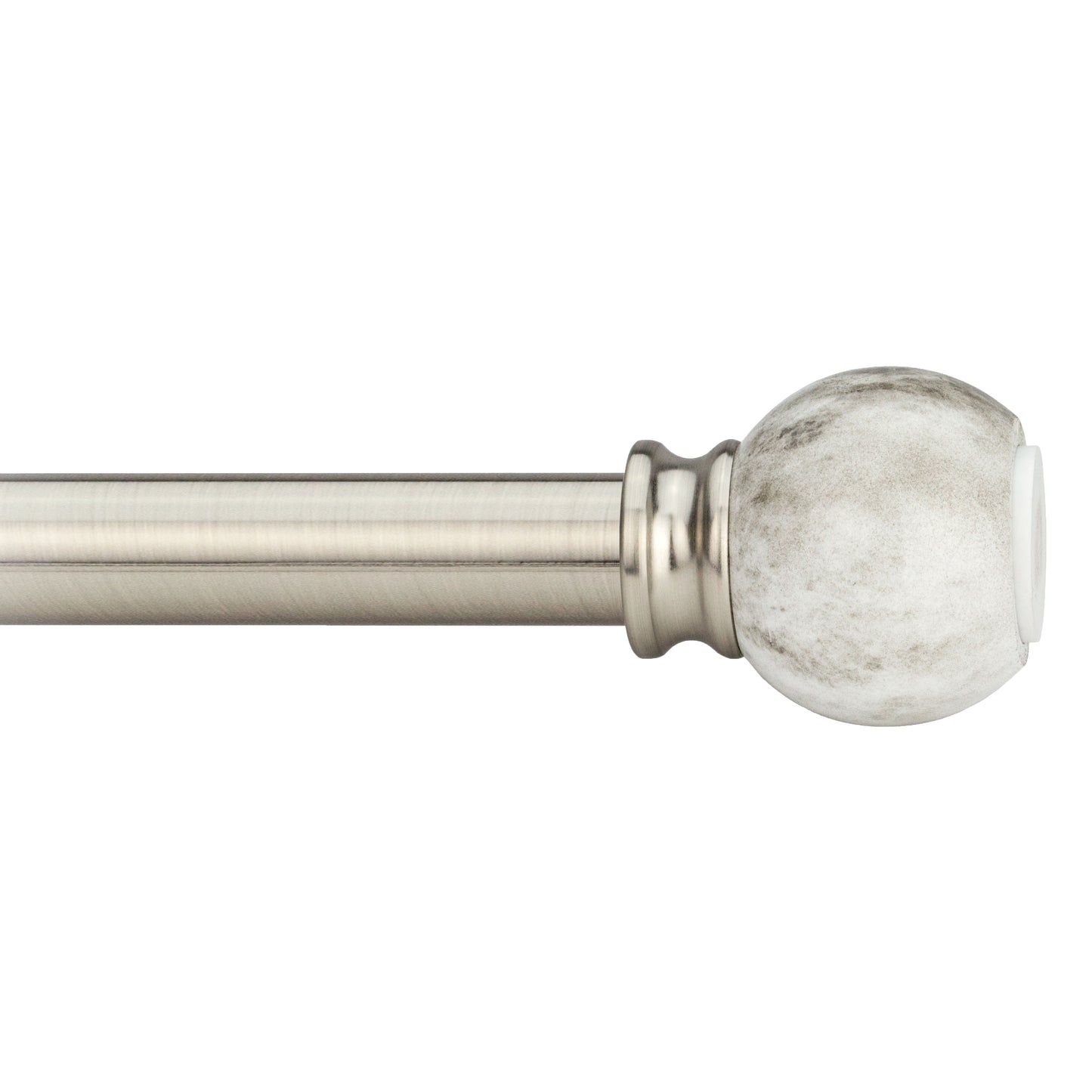 Marble Shower Curtain Tension Rod 42-72"