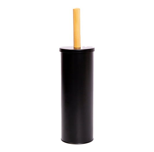 Bamboo Toilet Brush Holders - Matte Black