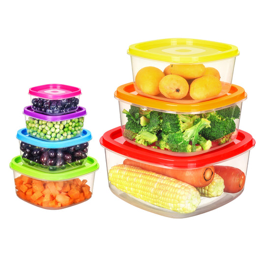14 Piece Food Container Set - Rectangle
