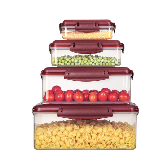 8 Piece Air Tight Food Storage Container Set