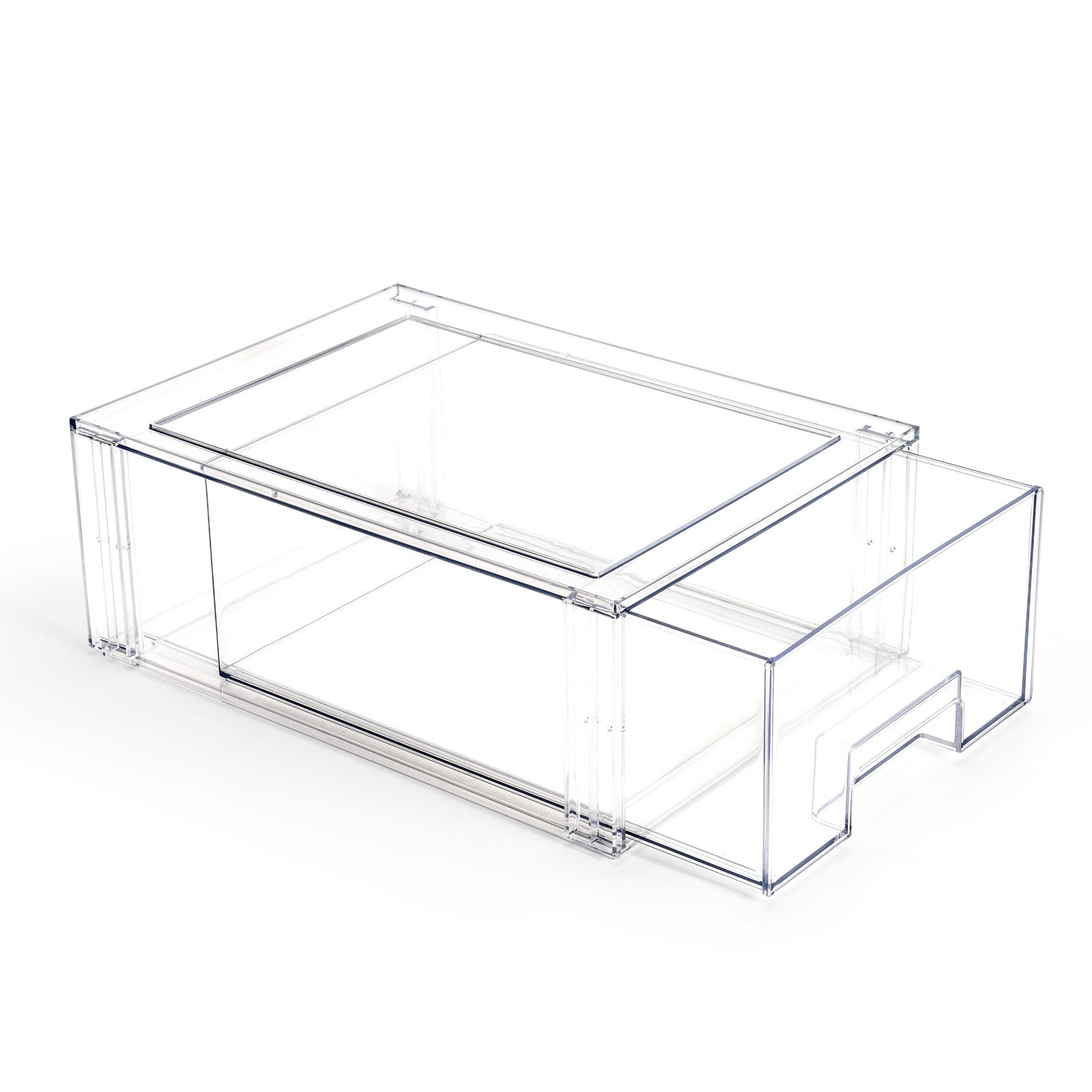 Clear Multi Use Pull Out Drawer Storage Bin – Modern Decor US