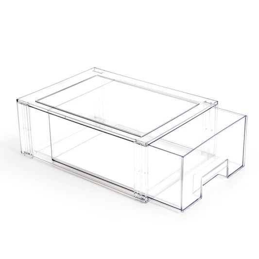 Clear Multi Use Pull Out Drawer Storage Bin