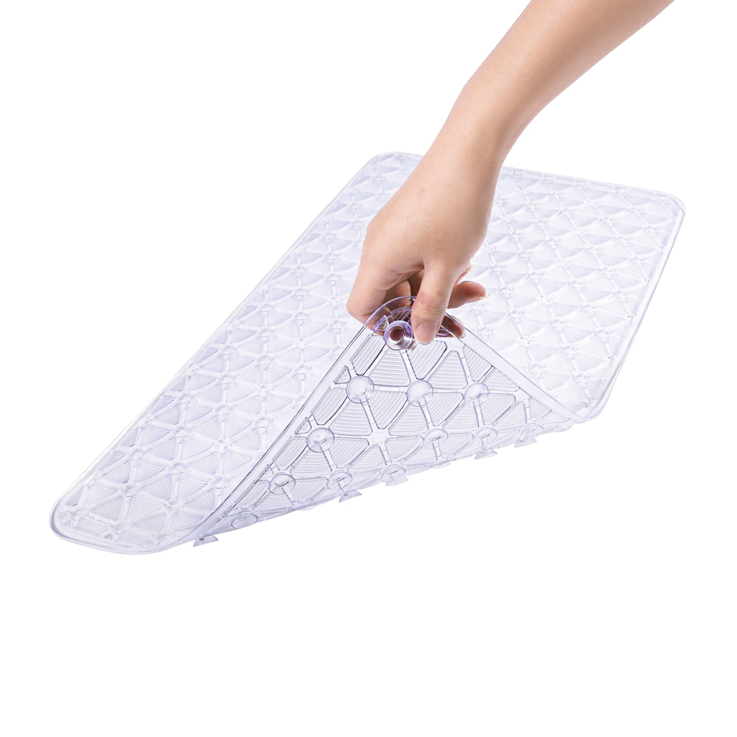 Anti Slip Bath Mat - Triangle Clear
