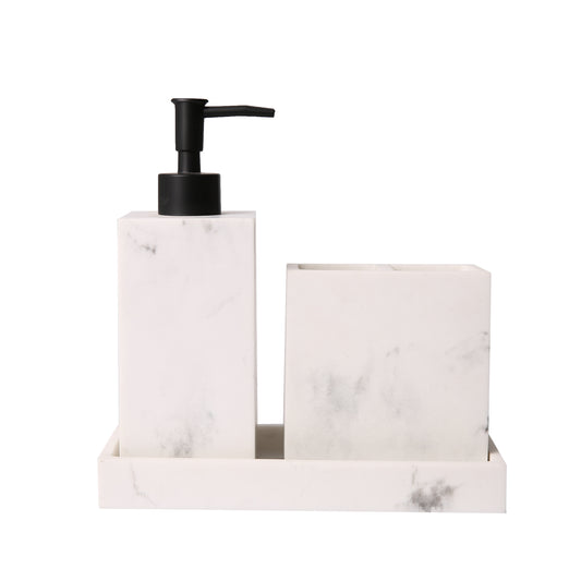 Modern Decor Bathroom Accessories - Square Marble