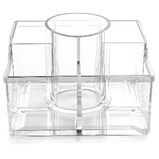 Cosmetic Acrylic Makeup Organizer - 6 Compartments