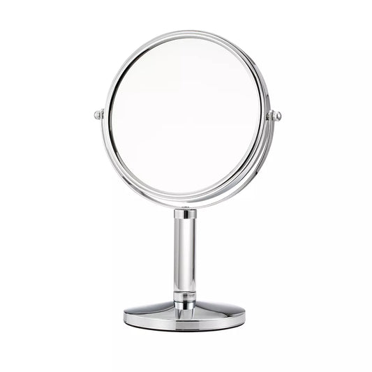 Vanity Mirror - Chrome With Acrylic Stand