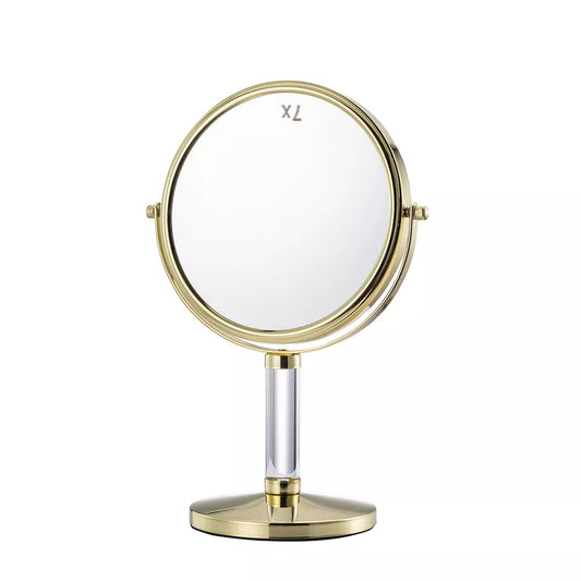 Vanity Mirror - Gold With Acrylic Stand