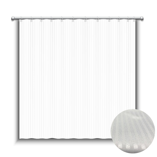 Microfiber Shower Curtains - Classic Stripe